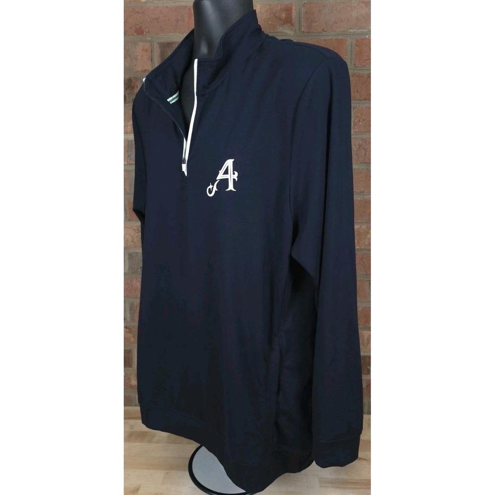 4 Aces Extracurricular LIV Golf 1/4 Zip Pullover Dark Blue Jacket Mens Large